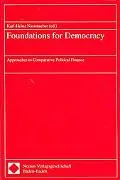 Foundations for Democracy Approaches to Comparative Political Finance