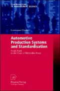 Automotive Production Systems And Standardisation