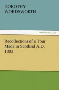 Recollections of a Tour Made in Scotland A.D. 1803