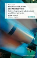 Wörterbuch Antriebstechnik und Mechatronik: English-German, Deutsch-Englisch