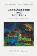 Institutions and Politics