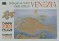 Venezia Disegno a colori della citta di / Puzzle Map of Venice: 2000 Pieces