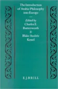 The Introduction of Arabic Philosophy into Europe