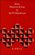 Jesus, Rhetoric and Law