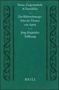 Sinne, GegenstÃ¤nde und Sensibilia