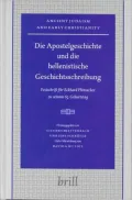 Die Apostelgeschichte Und Die Hellenistische Geschichtsschreibung: Festschrift F]r Eckhard PL]Macher Zu Seinem 65. Geburtstag