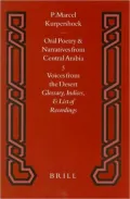 Oral Poetry And Marratives from Central Arabia: Voices from the Desert