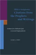 Philo's Scriptures: Citations from the Prophets and Writings: Evidence for a HaftarahCycle in Second Temple Judaism