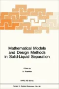 Mathematical Models and Design Methods in Solid-Liquid Separation