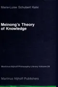 Meinong's Theory of Knowledge