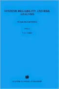 Systems Reliability And Risk Analysis