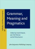 Grammar, Meaning and Pragmatics