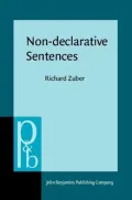 Non-Declarative Sentences