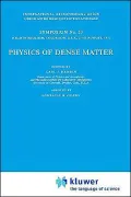 Physics of Dense Matter