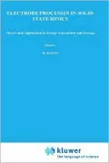 Electrode Processes in Solid State Ionics: Proceedings