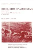 Highlights of Astronomy
