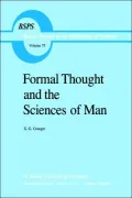 Formal Thought And The Sciences Of Man