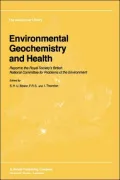 Environmental Geochemistry and Health