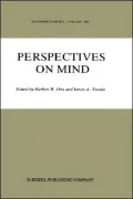 Perspectives on Mind
