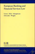 European Banking And Financial Services Law.