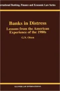 Banks In Distress Lessons From American Experiences Of The '80s