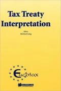 Eucotax Series On European Taxation Tax Treaty Interpretation