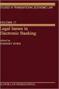 Legal Issues In Electronic Banking