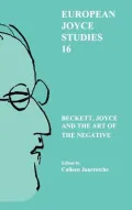 Beckett, Joyce and the Art of the Negative.