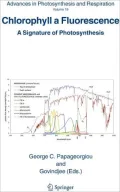 Chlorophyll a Fluorescence: A Signature of Photosynthesis