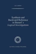 Synthesis and Backward Reference in Husserl's Logical Investigations