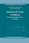 Solution of Crack Problems: The Distributed Dislocation Technique