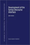 Development of the Syntax-Discourse Interface