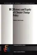Efficiency and Equity of Climate Change Policy