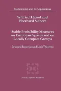 Stable Probability Measures on Euclidean Spaces and on Locally Compact Groups: Structural Properties and Limit Theorems