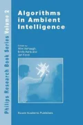 Algorithms in Ambient Intelligence