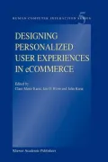 Designing Personalized User Experiences in Ecommerce