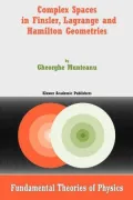 Complex Spaces in Finsler, Lagrange and Hamilton Geometries
