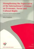 Strengthening the Supervision of the International Covenant on Economic, Social and Cultural Rights Vol. 3: Theoretical and Procedural Aspects