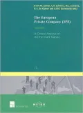 The European Private Company (Spe): A Critical Analysis of the Eu Draft Statute