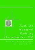 Flac and Numerical Modeling in Geomechanics 2003: Proceedings of the 3rd International FLAC Symposium, Sudbury, Canada, 22-24 October 2003