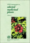 WHO Monographs on Selected Medicinal Plants, Vol. 1