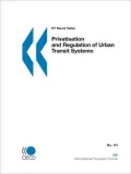 Itf Round Tables Privatisation And Regulation Of Urban Transit Systems