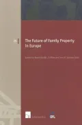 The Future of Family Property in Europe