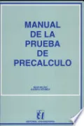 Book cover of Manual De La Prueba De Precalculo