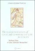 Harmonization of Civil and Commercial Law in Europe