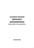 Berpikir Dan Berjiwa Besar: Javanese Wisdom by Agung Webe — book cover
