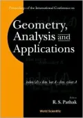 Proceedings of the International Conference on Geometry, Analysis and Applications