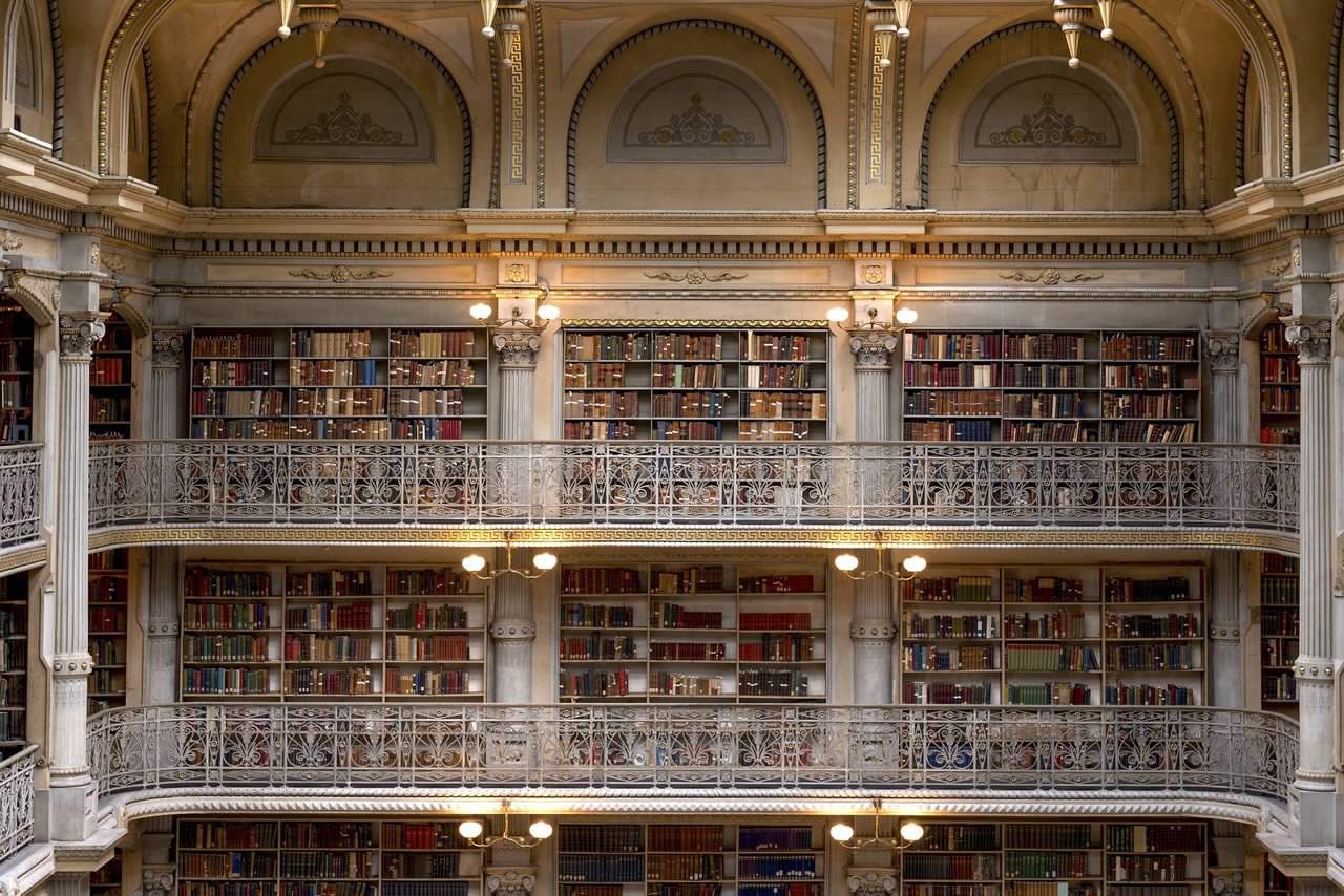 George Peabody Library Book Shelves