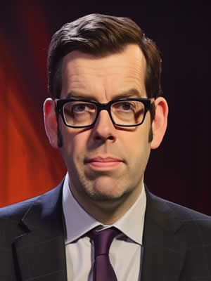 Portrait of author Richard Osman